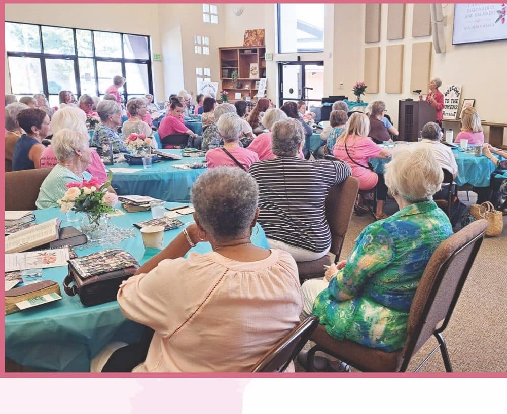Women gathered at the Women's Retreat